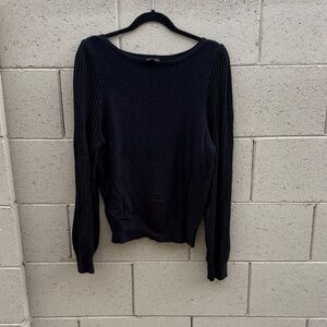 Ann Taylor Dark Navy Knit Sweater